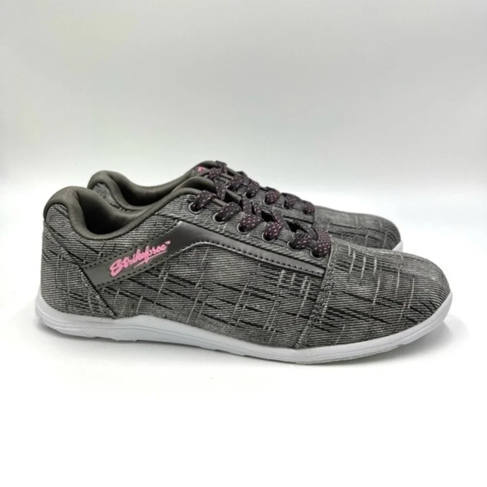 KR Strikeforce‎ Womens Size 6.5 Nova Lite Gray Pink Bowling Sneakers Shoes